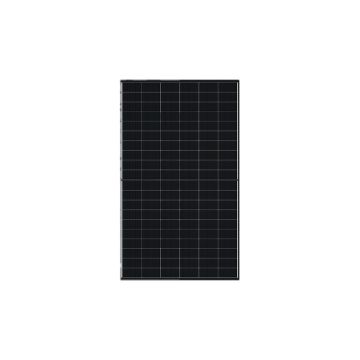 DMEGC Solar 500W Infinity RT 120 Cut Bi-Facial Dual Glass N-type Mono Solar Module - Black Frame/Transparent Backsheet