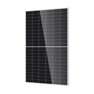 DMEGC Solar 635W Infinity 132 Cut Bi-Facial Dual Glass N-type Mono Solar Module - Silver Frame/White Backsheet