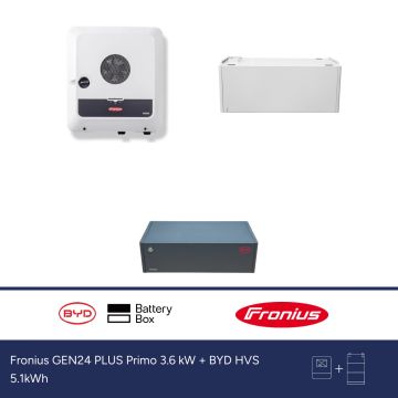 Fronius GEN24 PLUS Primo 3.6 kW + BYD HVS 5.1kWh