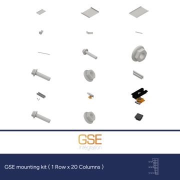 GSE mounting kit (  1 Row x 20 Columns )