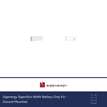 Sigenergy SigenStor 6kWh Battery Only Kit - Ground Mounted