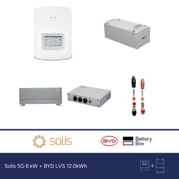 Solis 5G 6 kW + BYD LVS 12.0kWh