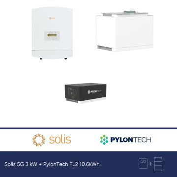 Solis 5G 3 kW + PylonTech FL2 10.6kWh