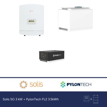 Solis 5G 3 kW + PylonTech FL2 3.5kWh