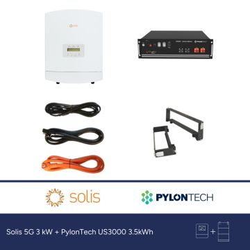 Solis 5G 3 kW + PylonTech US3000 3.5kWh