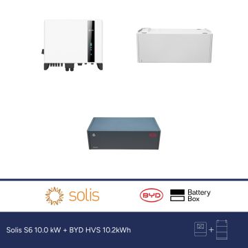 Solis S6 10.0 kW + BYD HVS 10.2kWh