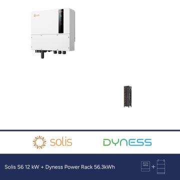 Solis S6 12 kW + Dyness Power Rack 56.3kWh