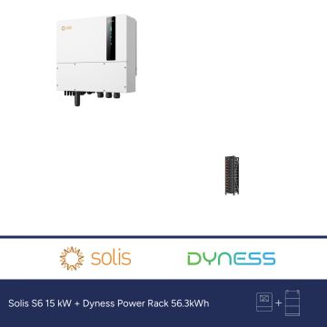 Solis S6 15 kW + Dyness Power Rack 56.3kWh