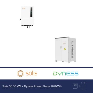 Solis S6 30 kW + Dyness Power Stone 76.8kWh