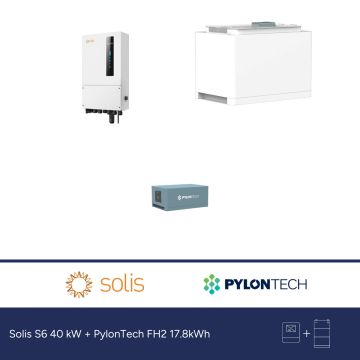 Solis S6 40 kW + PylonTech FH2 17.8kWh