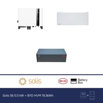 Solis S6 5.0 kW + BYD HVM 19.3kWh