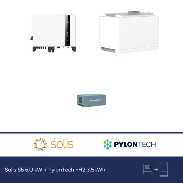 Solis S6 6.0 kW + PylonTech FH2 3.5kWh