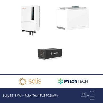 Solis S6 8 kW + PylonTech FL2 10.6kWh