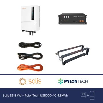 Solis S6 8 kW + PylonTech US5000-1C 4.8kWh