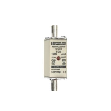 Mersen 80A Fuse - NH gG 500V size 000