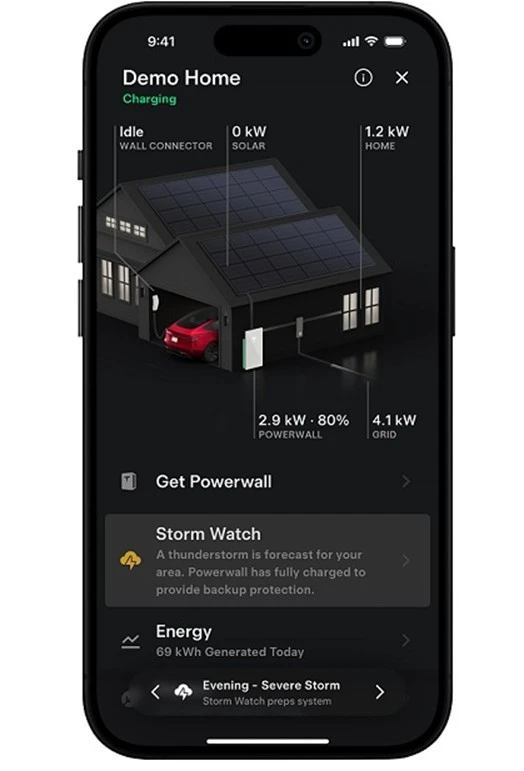 Tesla Powerwall 3 app